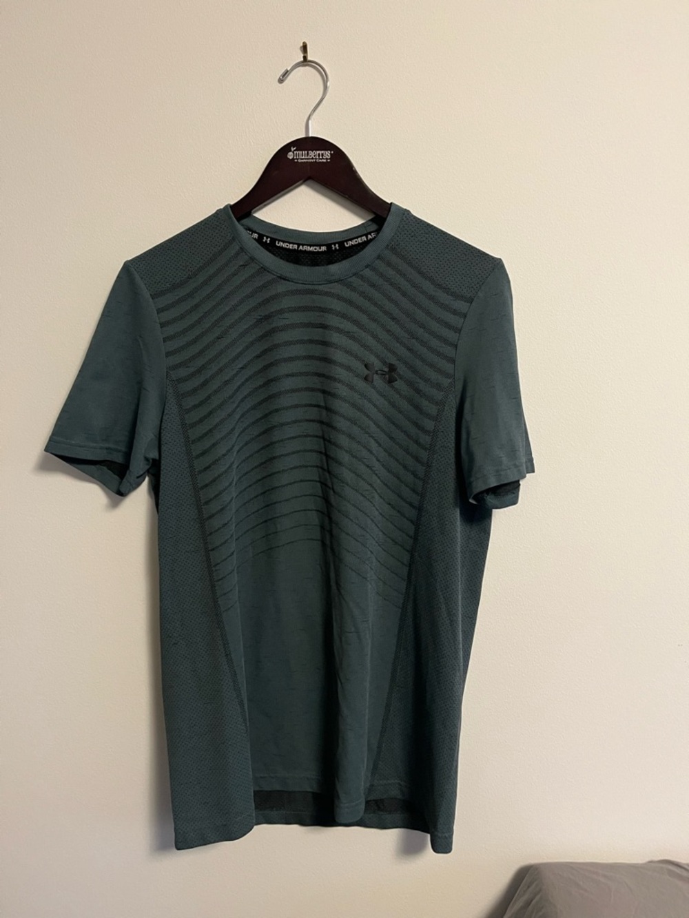 Under Armour Men's Teal Seamless Short Sleeve Shirt